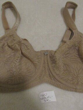 Natori Beige Unlined Bra 32C 1160 USED